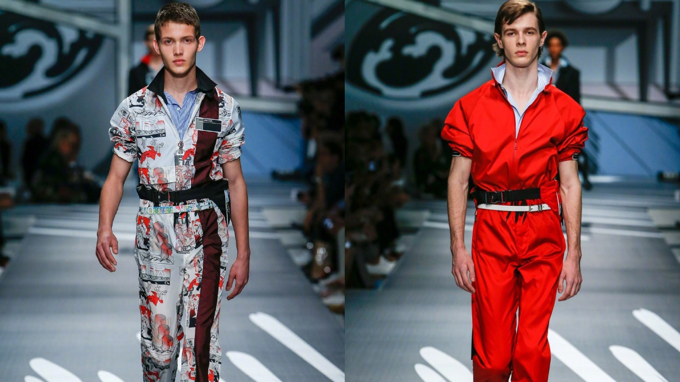 Prada2018������װϵ�� �����Ͳ廭�����ø����ִ���