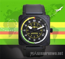 全球限量的空速腕表 柏莱士AVIATION系列腕表BR 01 AIRSPEED