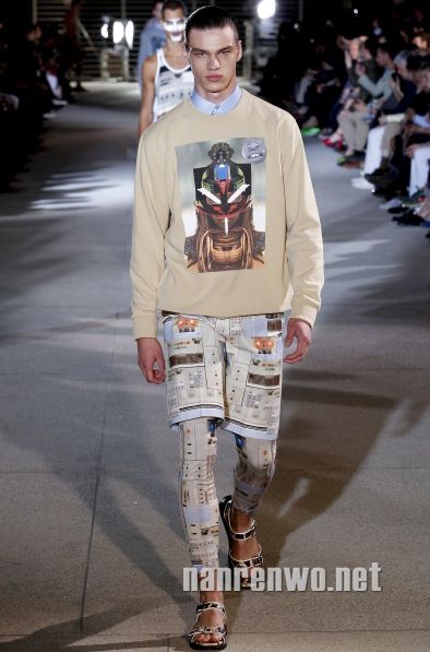 Givenchy2014春夏男装周：花样太空超人