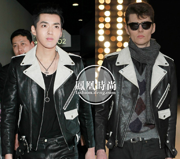 吴亦凡in Saint Laurent 2014秋冬系列