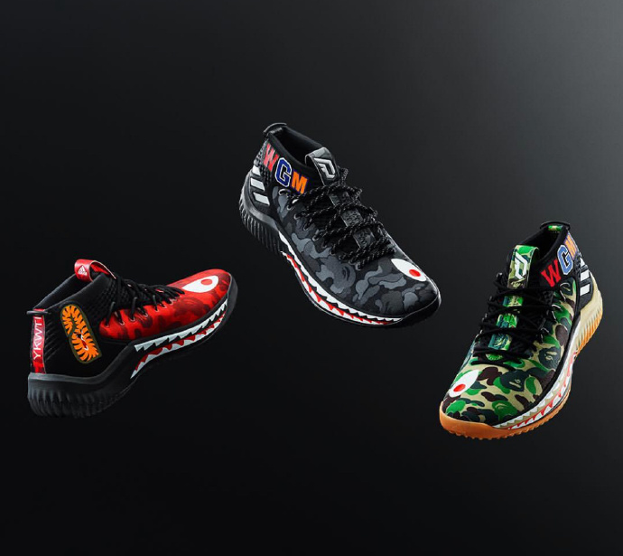 A Bathing Ape x Adidas DAME�����곬�����ֵ�һ˫Ь