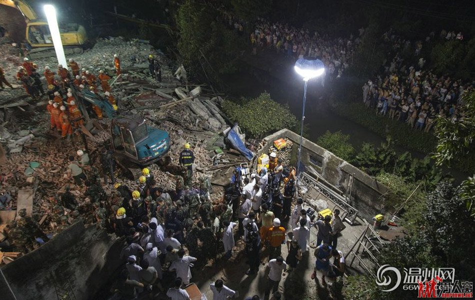 温州爆炸厂房救援全经过