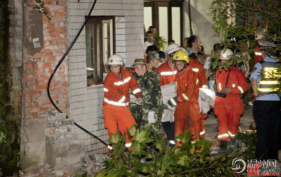 温州爆炸厂房救援全经过