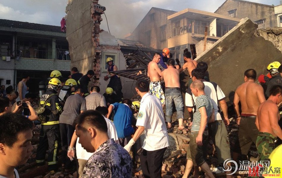 温州爆炸厂房救援全经过
