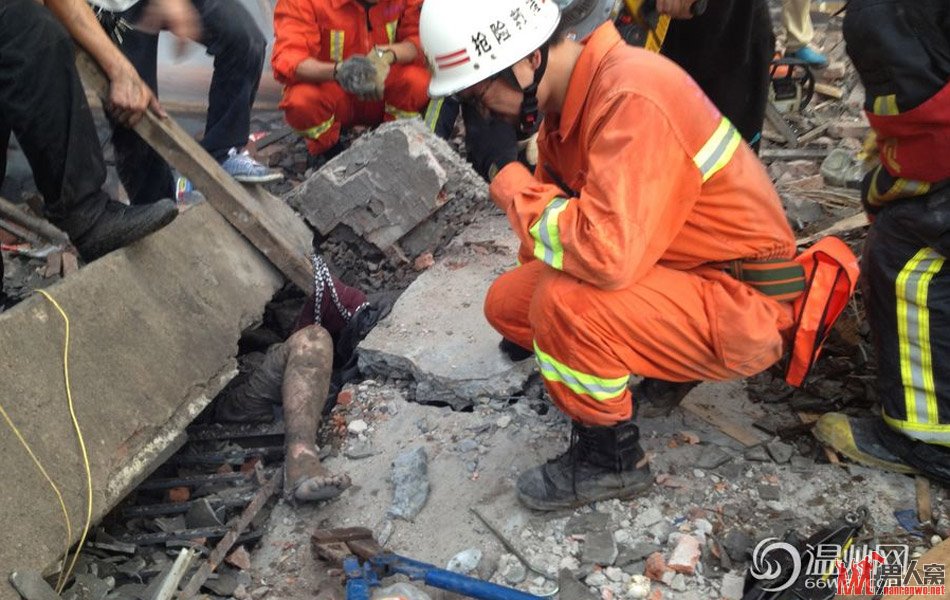 温州爆炸厂房救援全经过