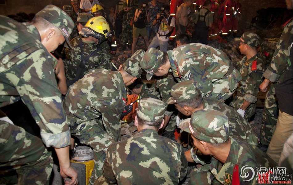 温州爆炸厂房救援全经过