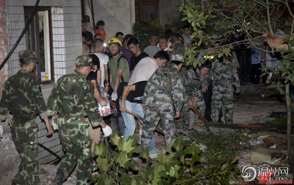 温州爆炸厂房救援全经过