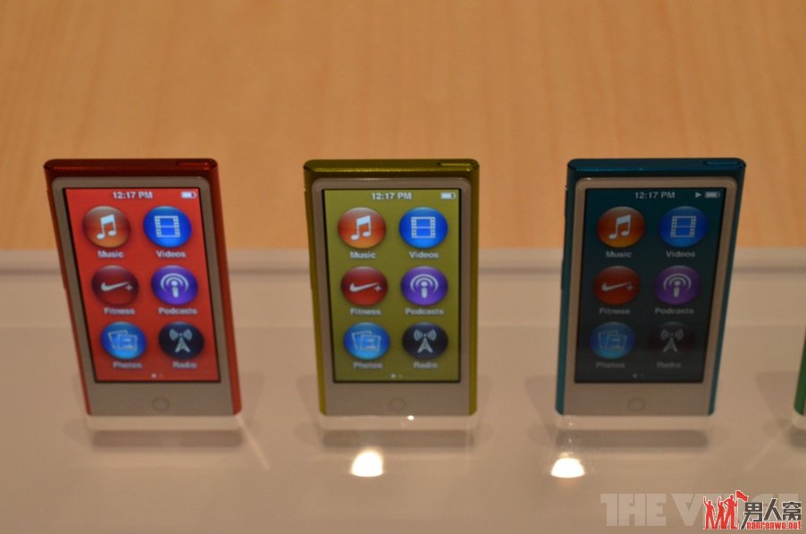 苹果发布第7代iPod Nano