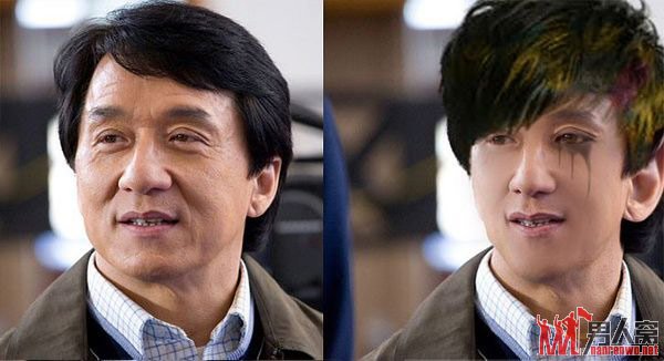 我们成龙大哥瞬间变杀马特贵族