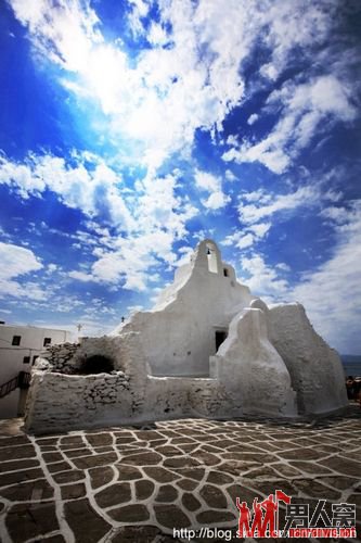 希腊“三色”性爱天堂米克诺斯岛 向亚当、夏娃一样不穿衣