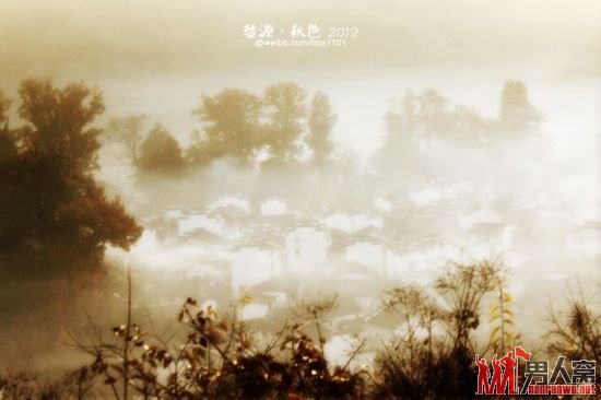 婺源石城：秋天独有的风景 云雾缭绕的仙境