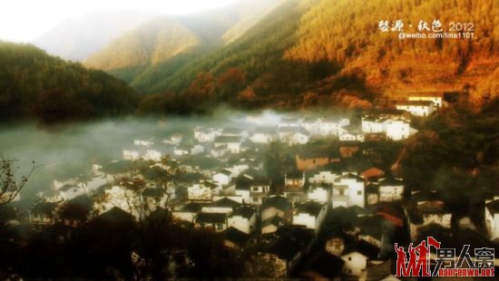 婺源石城：秋天独有的风景 云雾缭绕的仙境