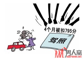 女子国外留学家中驾照4个月被扣795分 你能忍受吗?