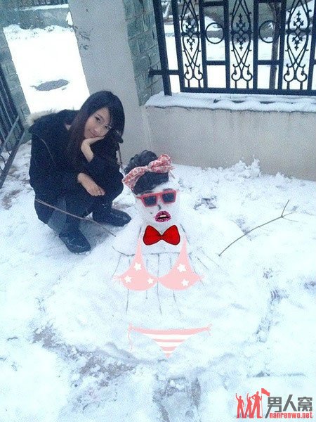 妹子比雪人好看