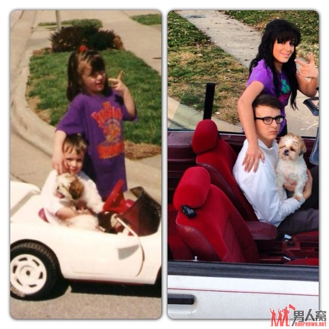 18年前，和18年后。