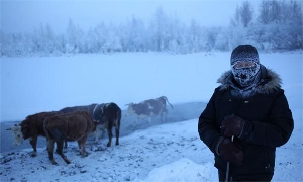 世界极寒之地的人类 零下71℃的生活