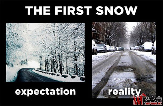 当一场雪来临时的理想和现实