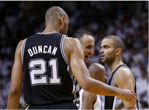 NBA总决赛首场 热火24负马刺58