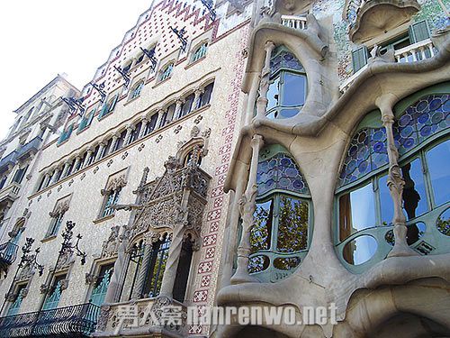 西班牙巴塞罗那 完美的浪漫建筑