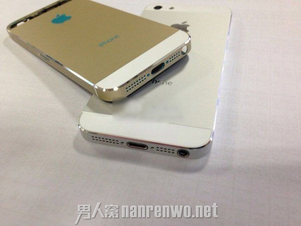 金色版iPhone 5S真机曝光 屏幕尺寸调整为4.3英寸