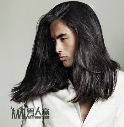 男士飘逸长发 个性、时尚、有范儿