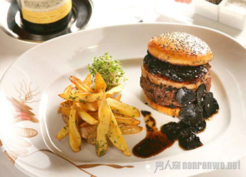 一客5000美元的Fleur汉堡