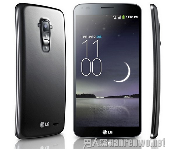 LG G Flex曲面屏手机发布 后盖刮花会自我修复