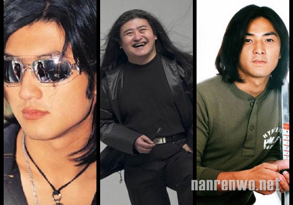 长发造型的男星