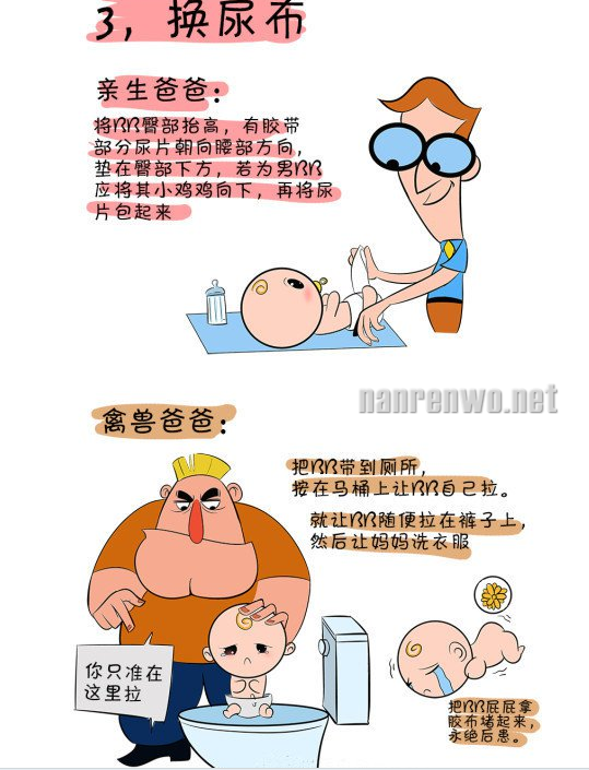 放开那个BB!!!亲生爸爸与禽兽爸爸的区别！ 