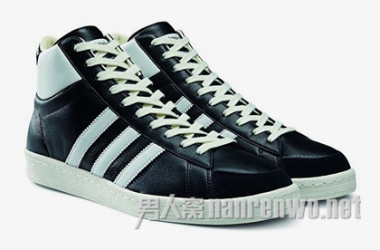 adidas Originals Blue黑白高帮鞋