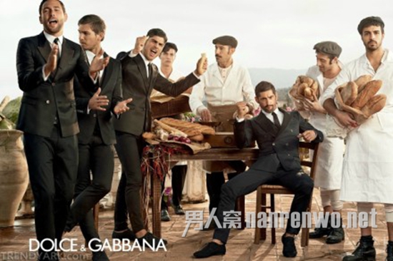 D&G(杜嘉班纳)2014春夏最新男装