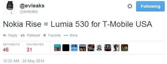 诺基亚将推Lumia 530 为T-Mobile定制 诺基亚将推Lumia 530 为T-Mobile定制