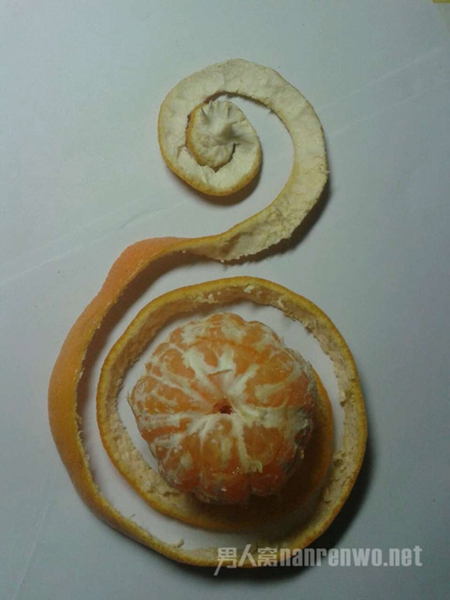 这是跟削苹果一样的做法吗？