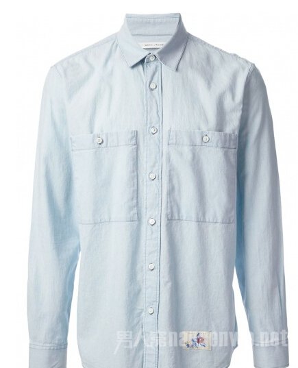 Marc Jacobs浅色牛仔衬衫