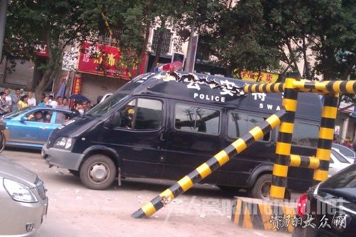 资阳中型车辆均被“剃头”