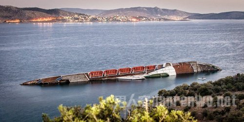 在世界各地搁浅了的沉船