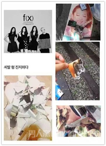 韩国女团f(x)成员雪莉隐恋大叔4年 粉丝撕照片泄愤