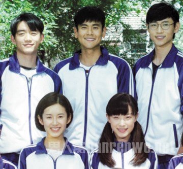倪妮、彭于晏、郑恺、魏晨、张子萱高中校服照
