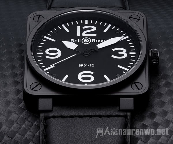 柏莱士AVIATION系列BR 01-92 CARBON腕表