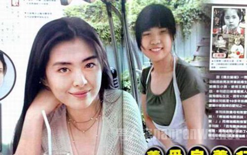 王祖贤和她的聋哑女儿
