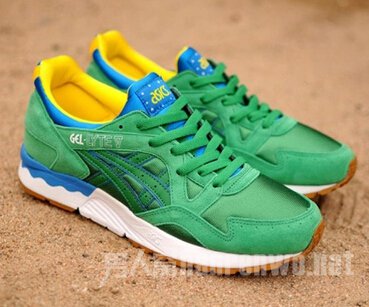 ASICS/亚瑟士 GEL-LYTE V 5 复古 跑步鞋 H401N 巴西绿