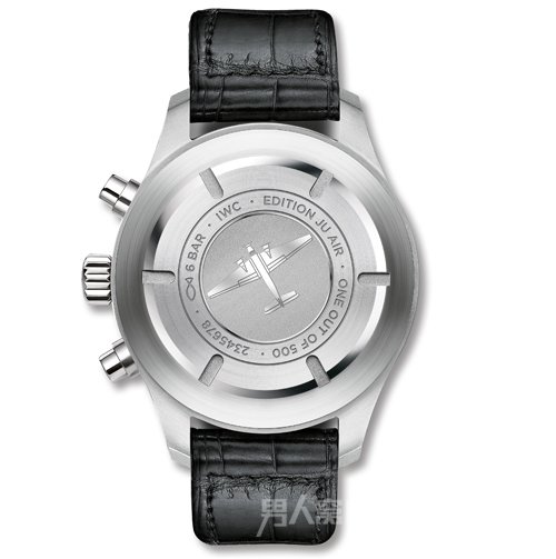 IWC飞行员计时表JU-AIR特别版背面
