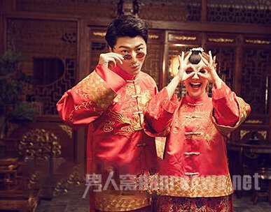做个创意新郎发型 来一组创意婚纱照如何