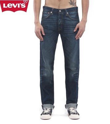Levi's李维斯代购 501经典 男士精致水洗直筒牛仔裤 00501-1555