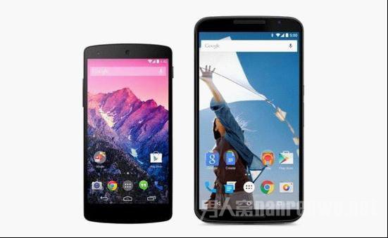 Nexus 6与Nexus 5