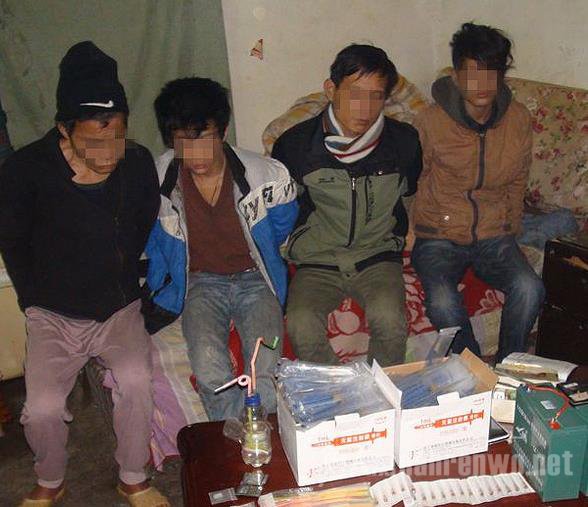 抓捕现场