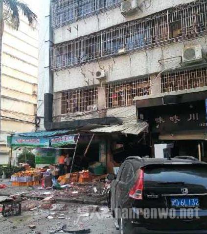 厦门美湖路小吃店突发煤气爆炸