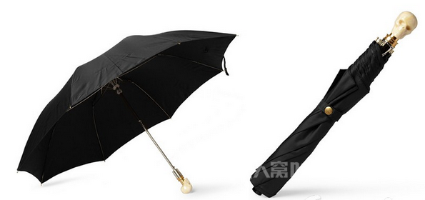 优雅绅士伞遮风避雨坳造型
