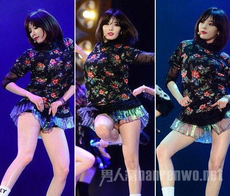 韩国女星泫雅热裤舞