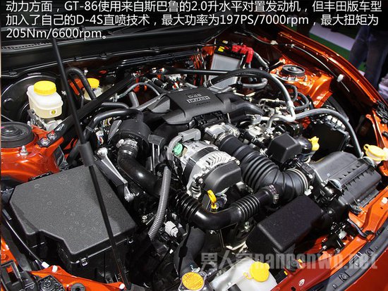 丰田86跑车动力